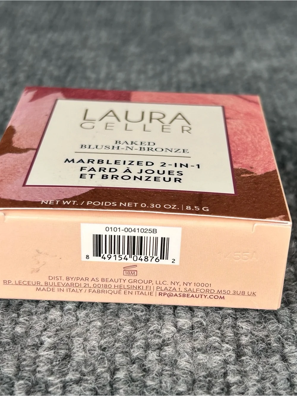 Laura Geller Baked Blush N Bronze Marbleized 2 in 1 ROSE BRONZE Natural Finish